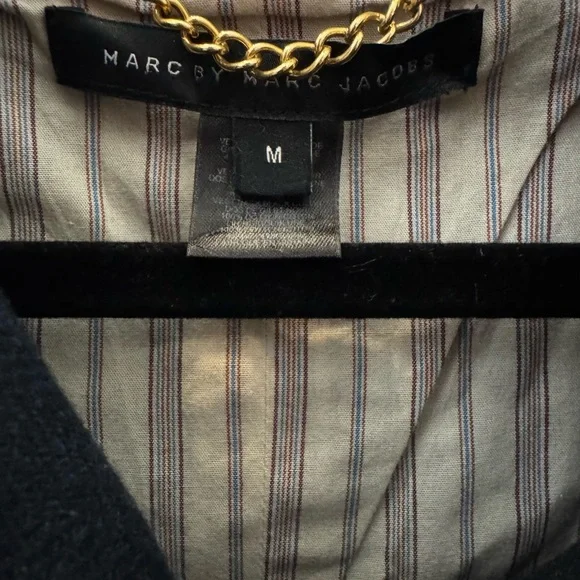 Marc By Marc Jacobs Navy Wool Sleeveless Vest - Picture 3 of 3